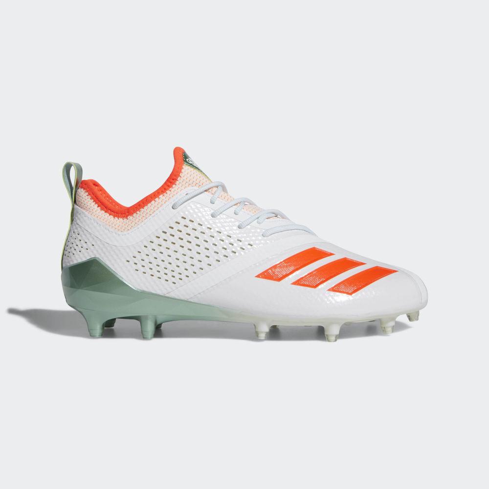 Adidas Men's Adizero 5-Star 7.0 Long Island Low Hockey Shoes White/Red/Grey Green Ireland AC8243